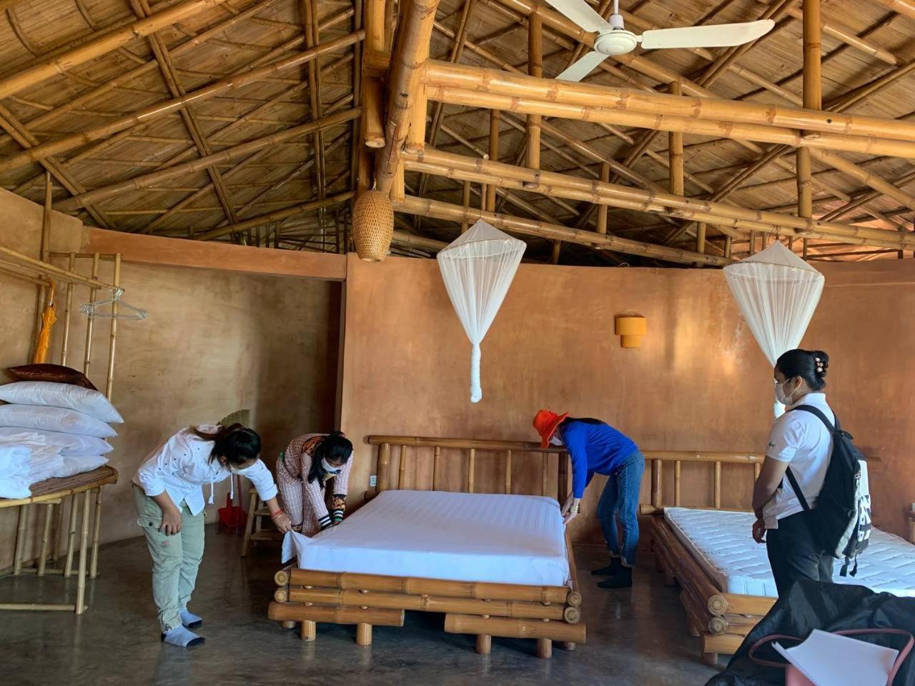 Hanchey Bamboo Resort Kampong Cham Dış mekan fotoğraf