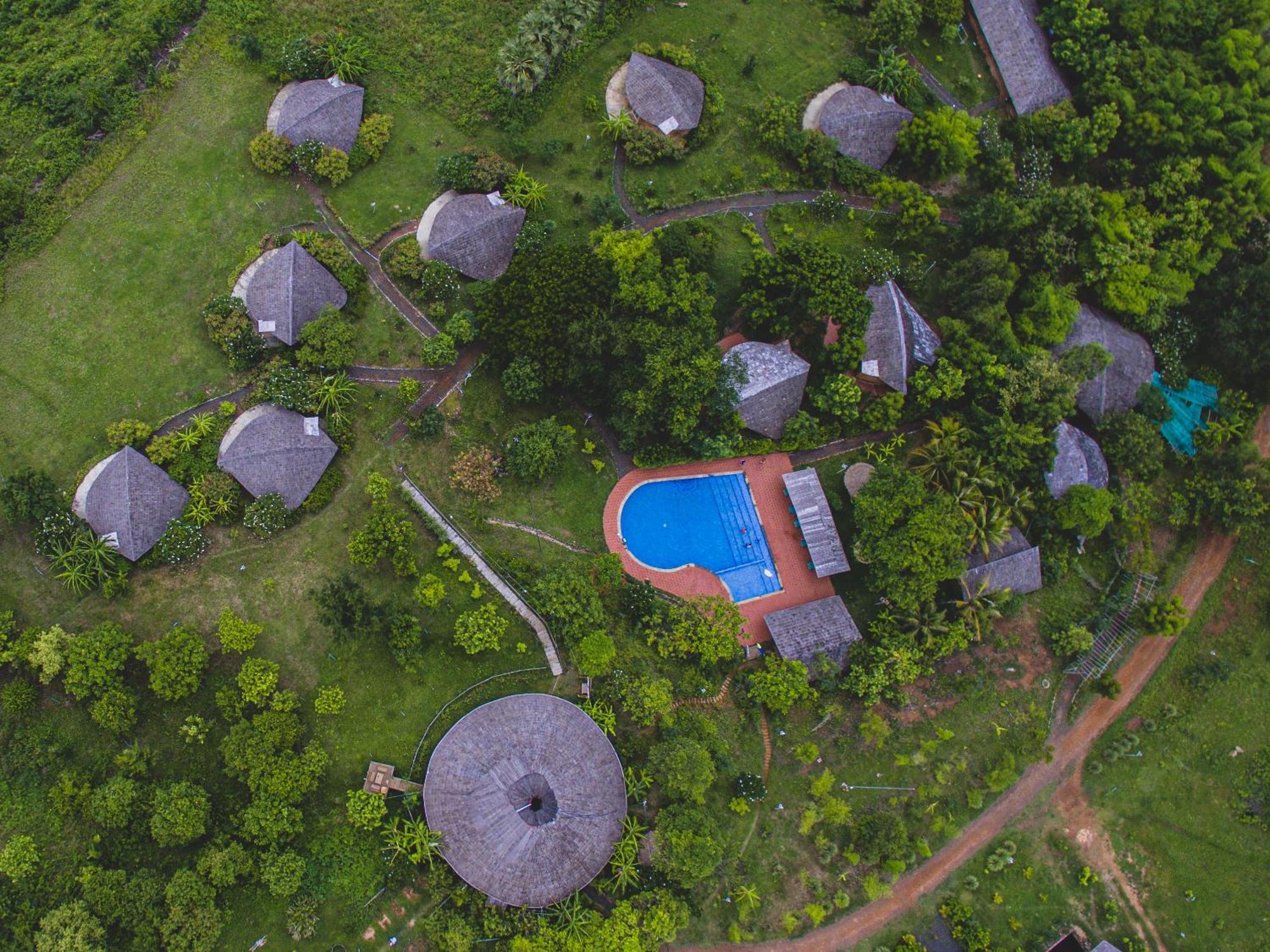 Hanchey Bamboo Resort Kampong Cham Dış mekan fotoğraf